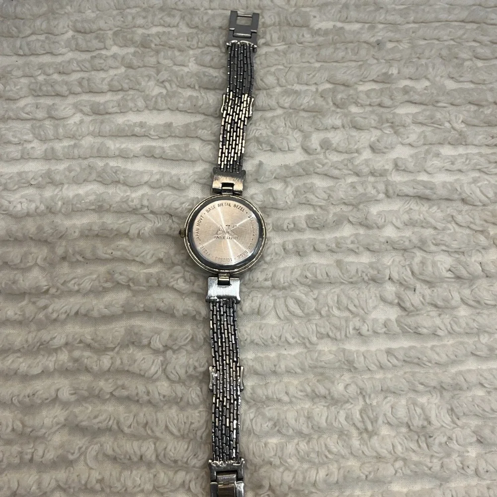 Anne Klein‎ Silver Gold Tone 10/8963 Y121E Women's Watch Needs Battery